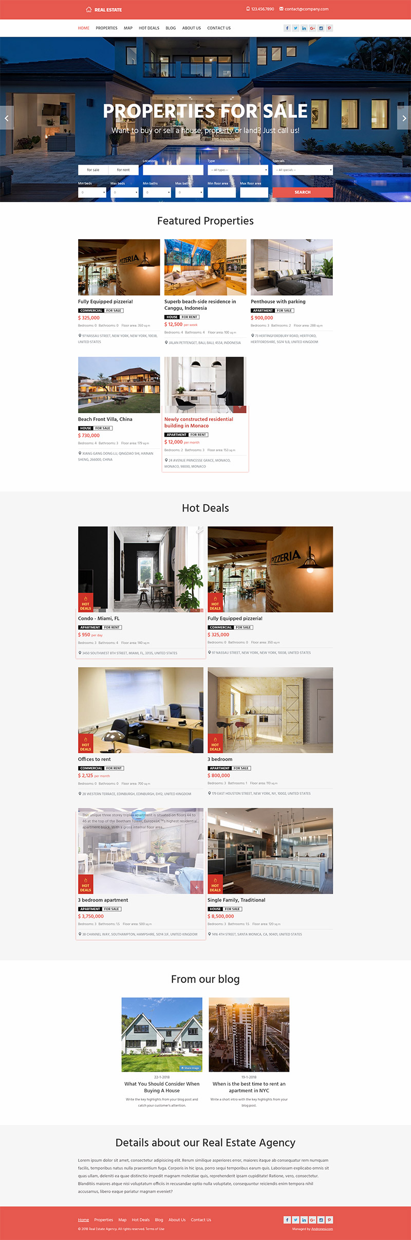Real Estate Website